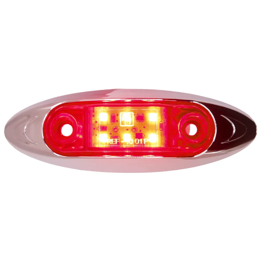 Foco de cabina Plast Innova en rojo