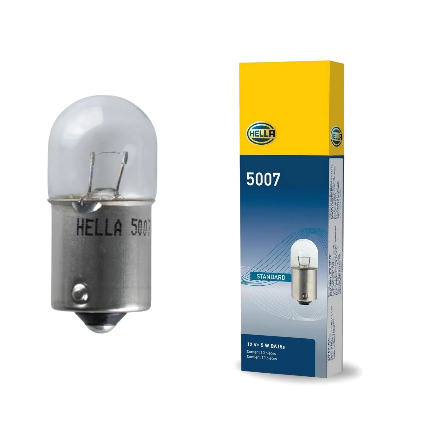 Ampolleta Hal&oacute;gena 12V 5W Hella 5007