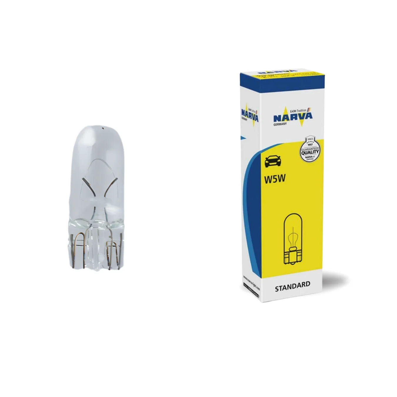 Ampolleta Hal&oacute;gena 12V 5W Narva T10 Cola de Pez