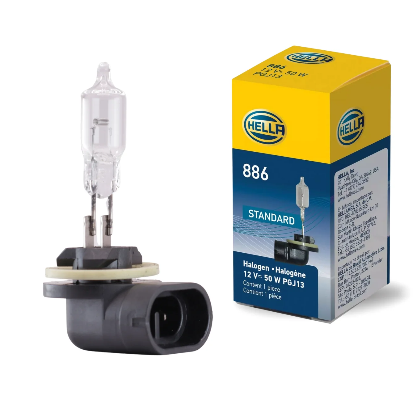Ampolleta Hal&oacute;gena 12V 50W Hella 886