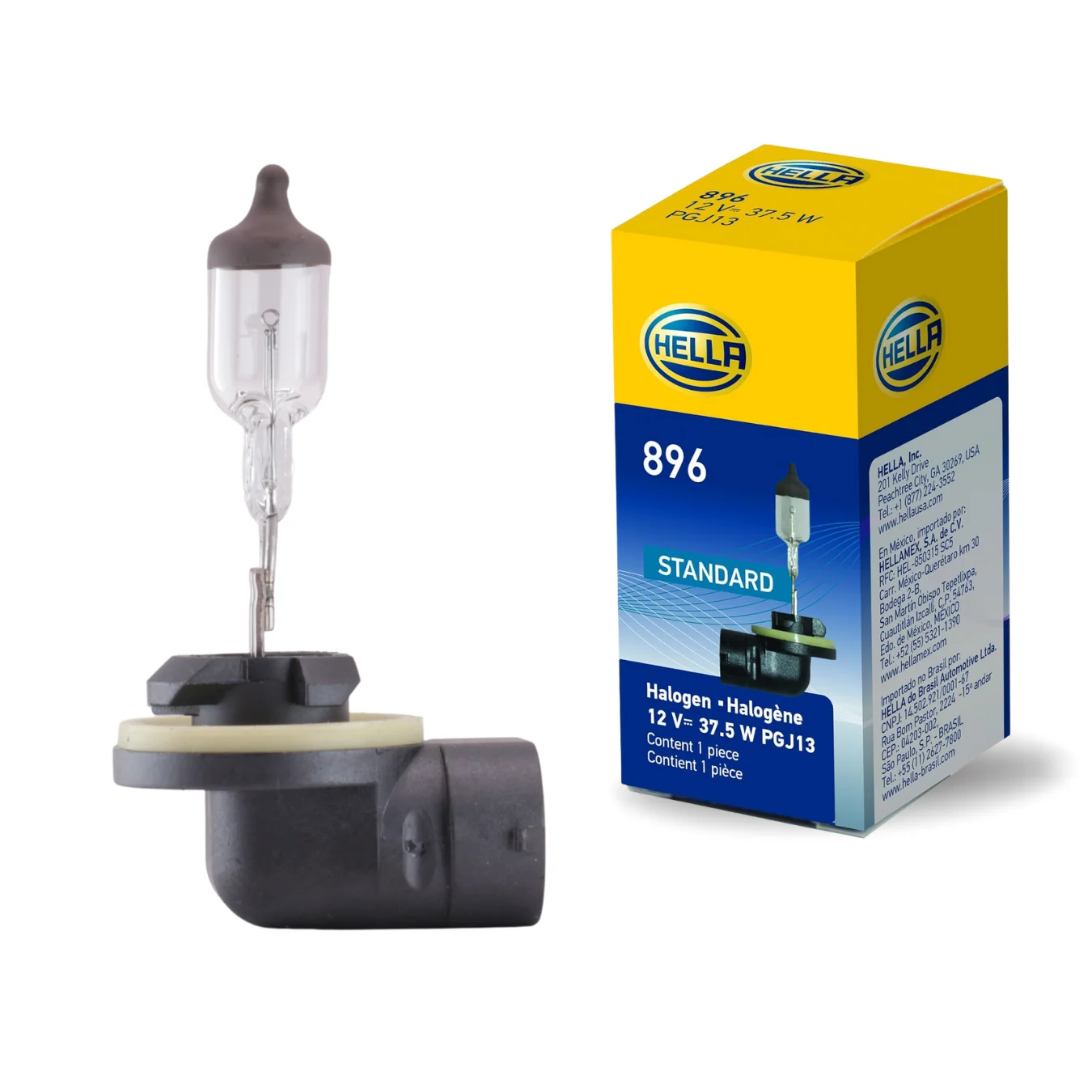 Ampolleta Hal&oacute;gena 12V 37.5W Hella 896