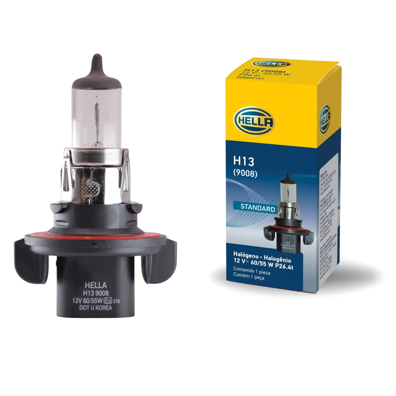 Ampolleta Hal&oacute;gena H13 9008 12V 60/55W