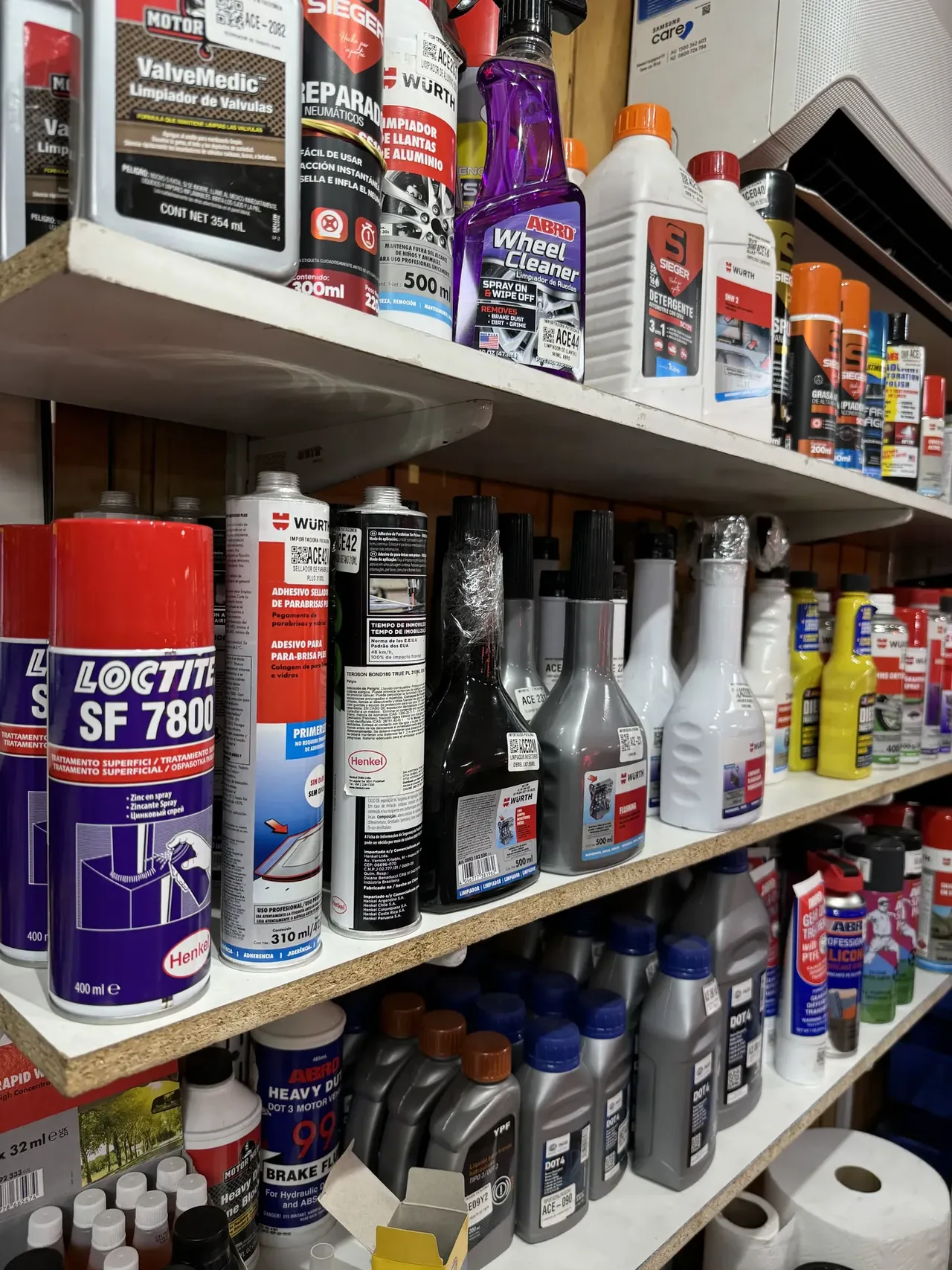 Productos qu&iacute;micos Loctite W&uuml;rth ABRO