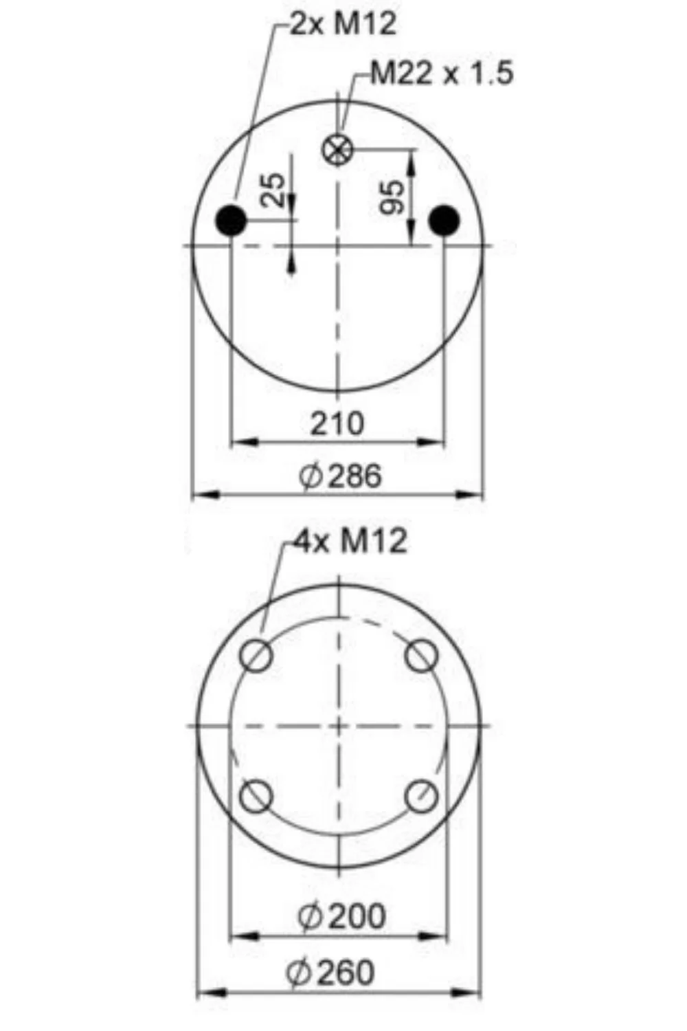 Pulm&oacute;n Suspensi&oacute;n 1T19L-16 Firestone - Vista 3