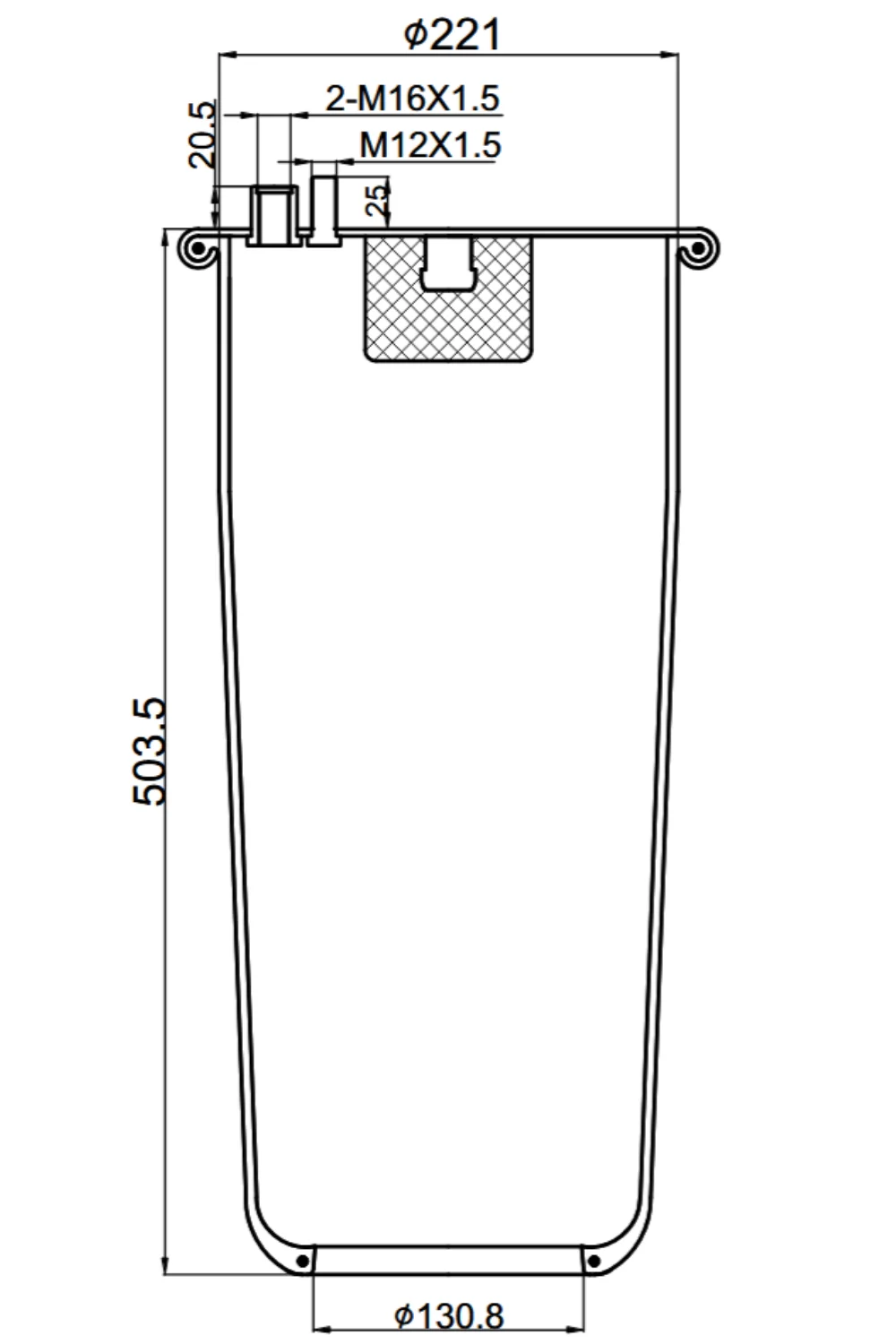 Pulm&oacute;n Suspensi&oacute;n 4882 N1P01 MAN - Vista 2