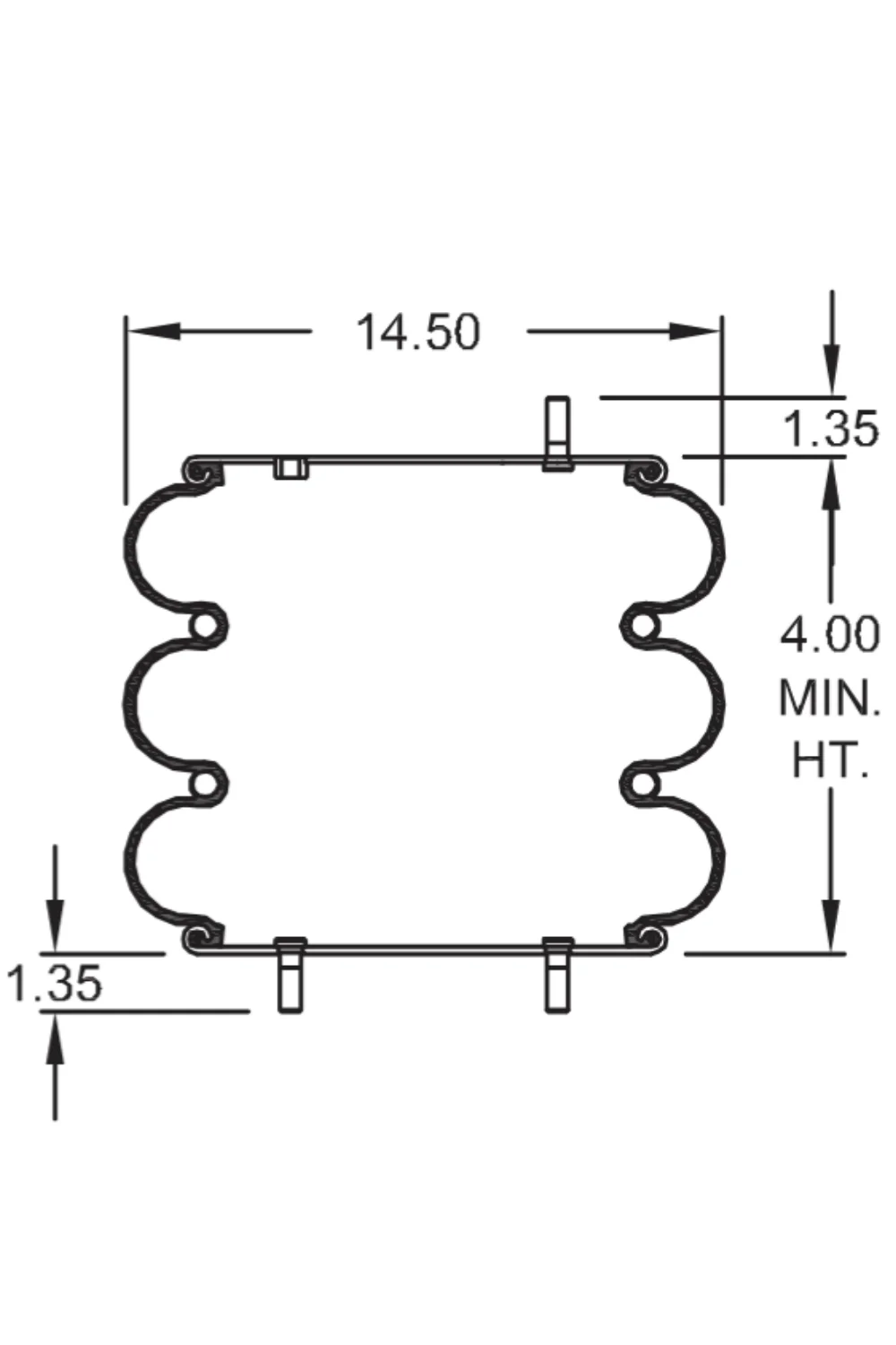 Pulm&oacute;n Suspensi&oacute;n L 7145 - Vista 2