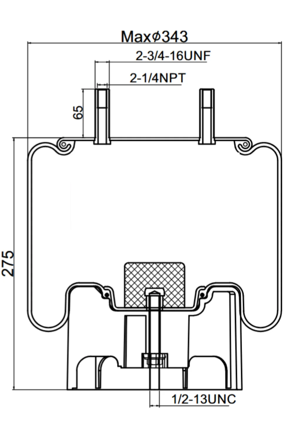 Pulm&oacute;n Suspensi&oacute;n 8713 1T17CA-6.5 - Vista 2