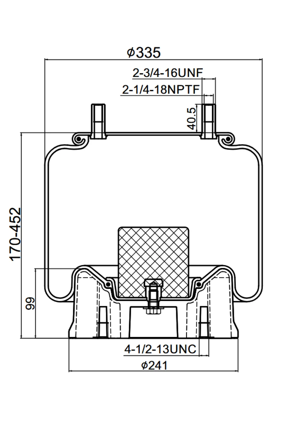 Pulm&oacute;n Suspensi&oacute;n 8753 1T17B-5 - Vista 2