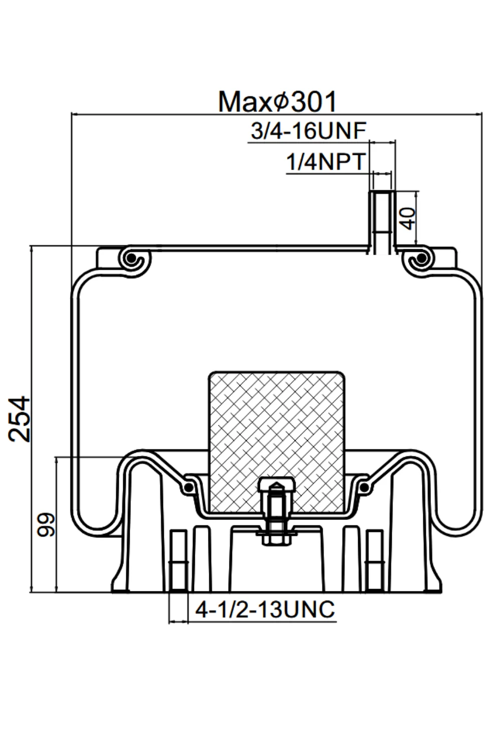 Pulm&oacute;n Suspensi&oacute;n 9270 1V15VP-4 - Vista 2