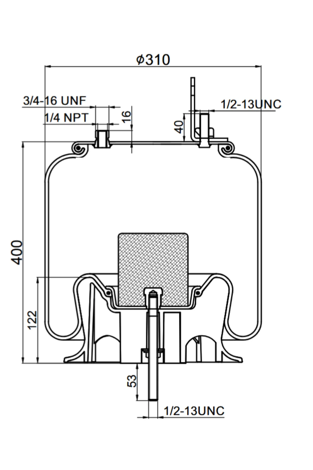Pulm&oacute;n Suspensi&oacute;n 9875 1T15M-9 Inter - Vista 2